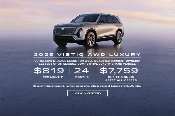 2026 VISTIQ AWD LUXURY. Ultra-low milege lease for well-qualified current owners/lessees of an el...